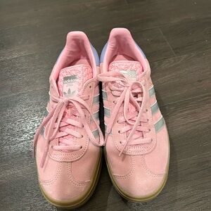 adidas gazelles pink (platform)